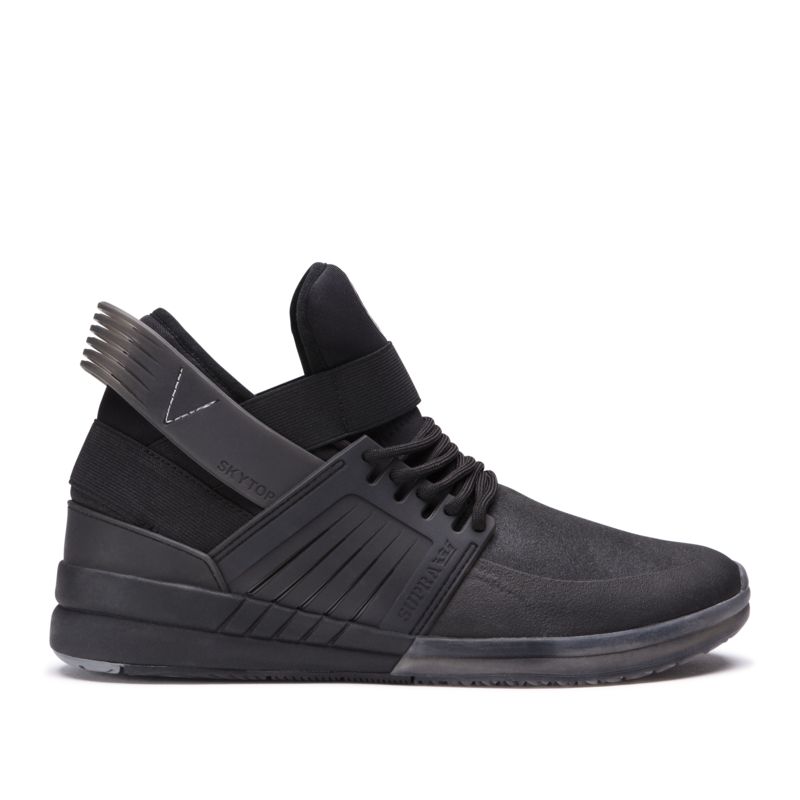 Supra Skytop V High Top Schuhe Herren - Schwarz QJR75335